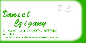 daniel czigany business card